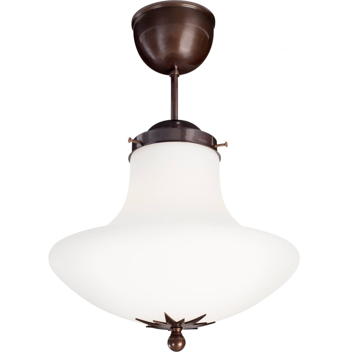 Stoby plafond med stång, oxid/opal 30cm