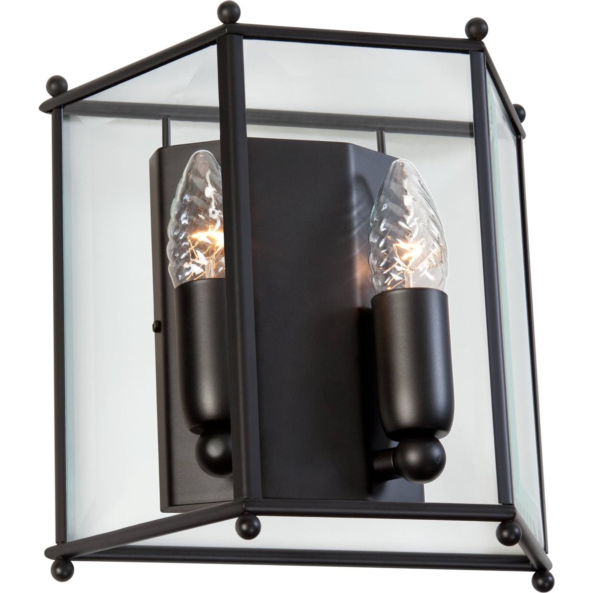 Glimminge vägglampa, mattsvart 22,5cm