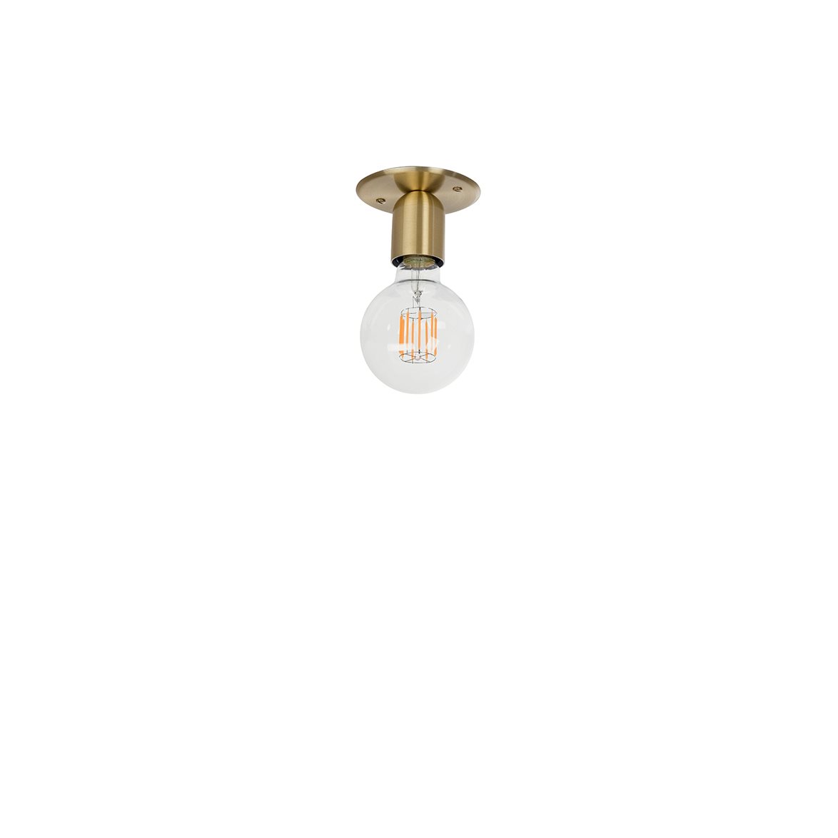 Regal plafond infälld, mässing 10,5cm