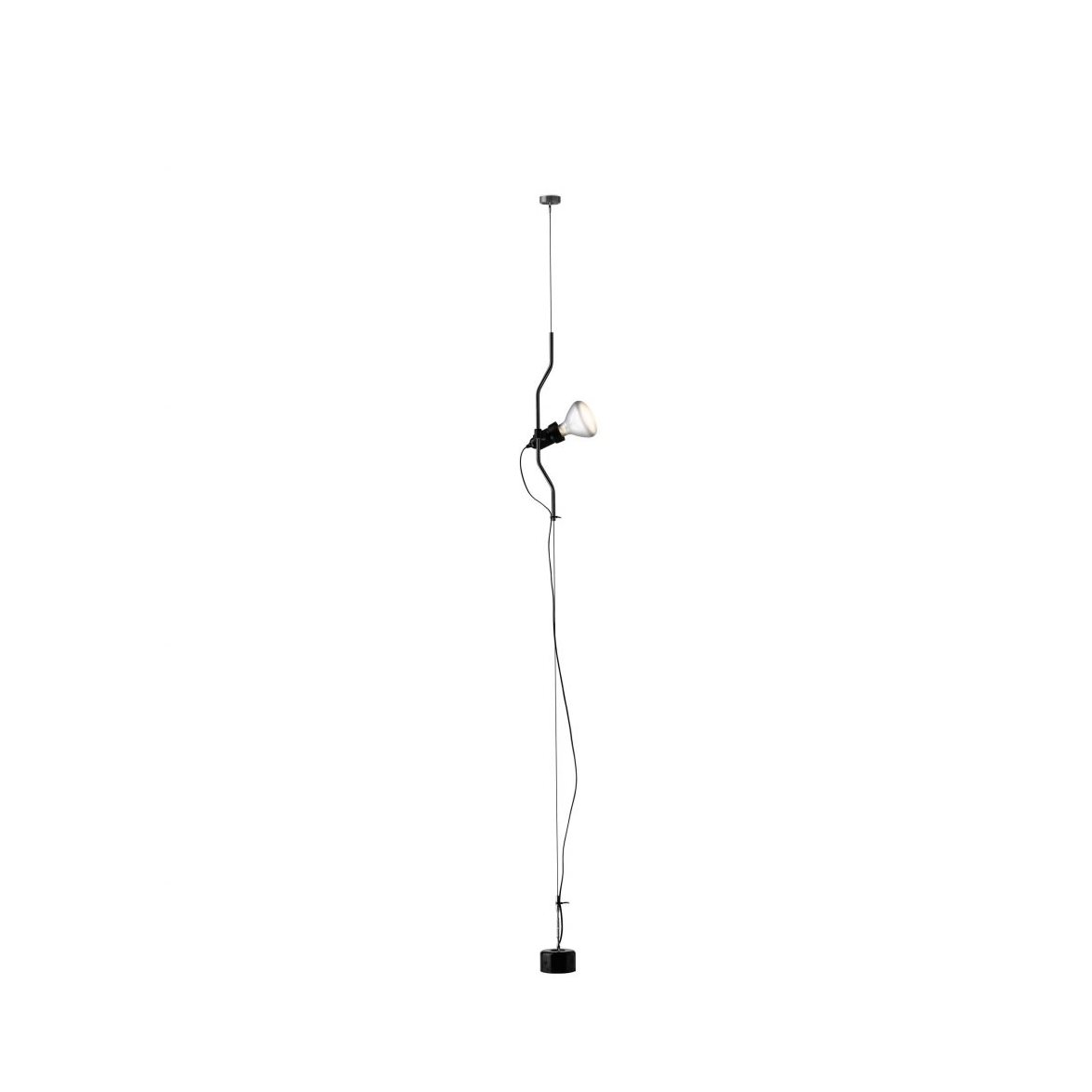 Parentesi tak, svart 400cm