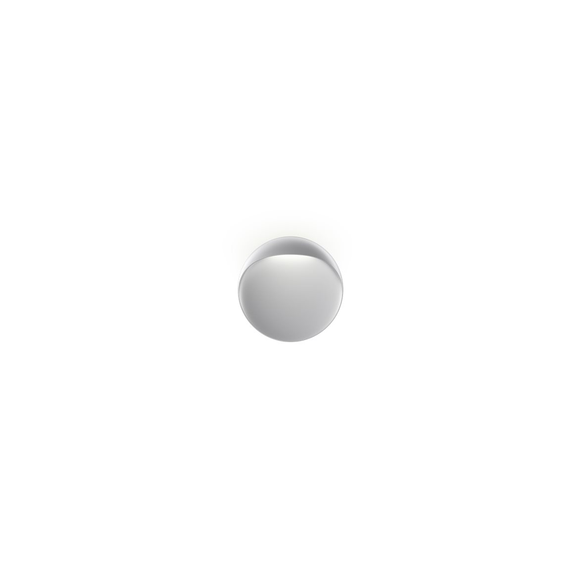 Flindt LED vägglampa, aluminium 20cm