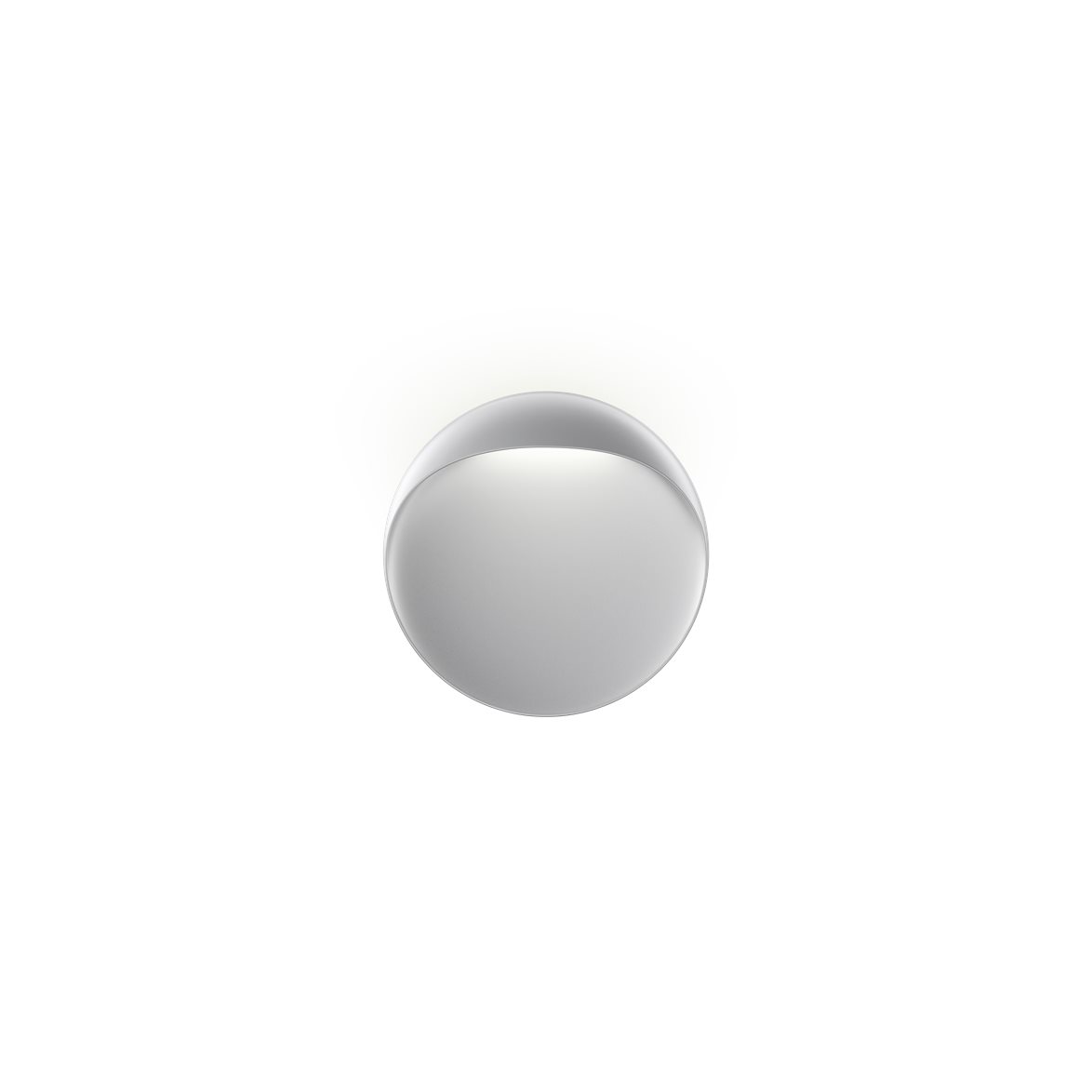 Flindt LED vägglampa, aluminium 30cm