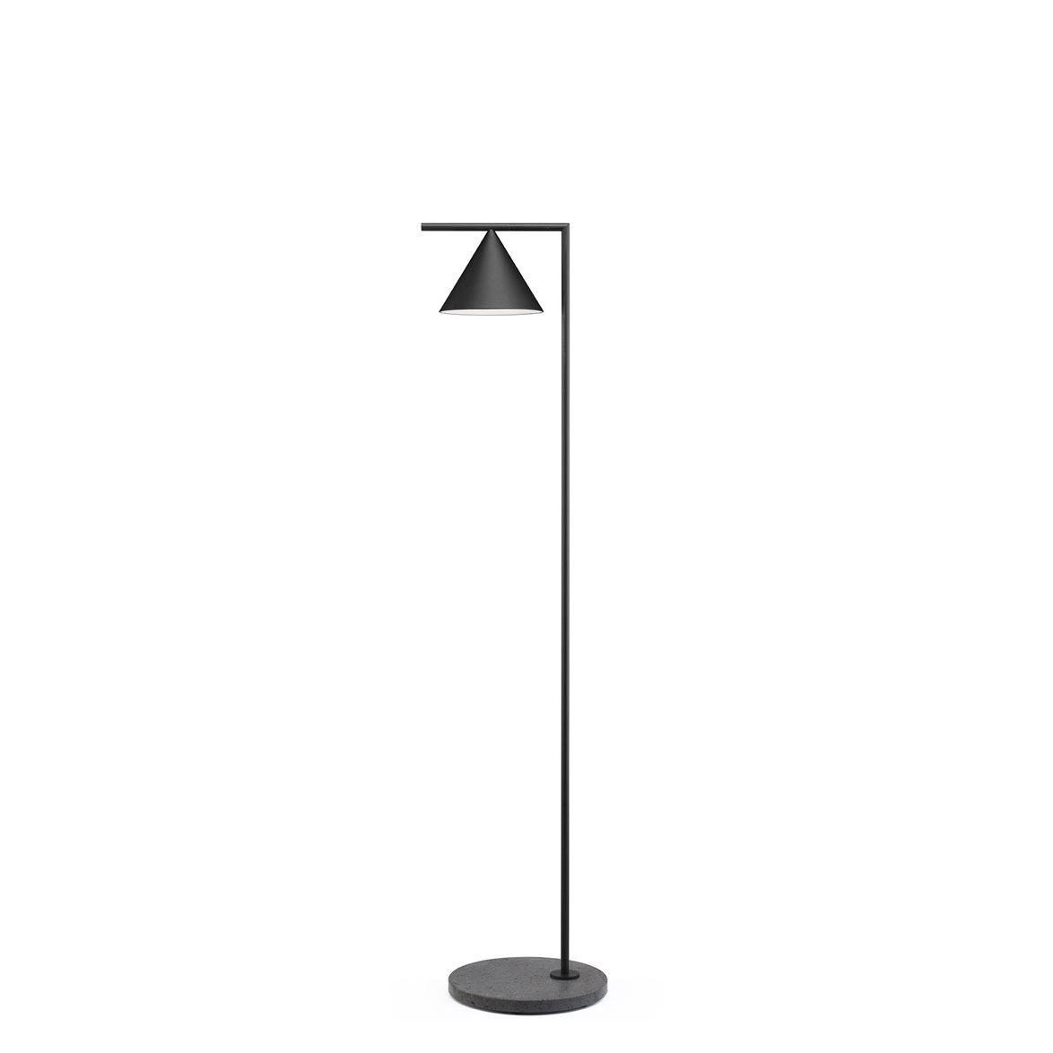 Captain Flint golvlampa, svart 153,7cm