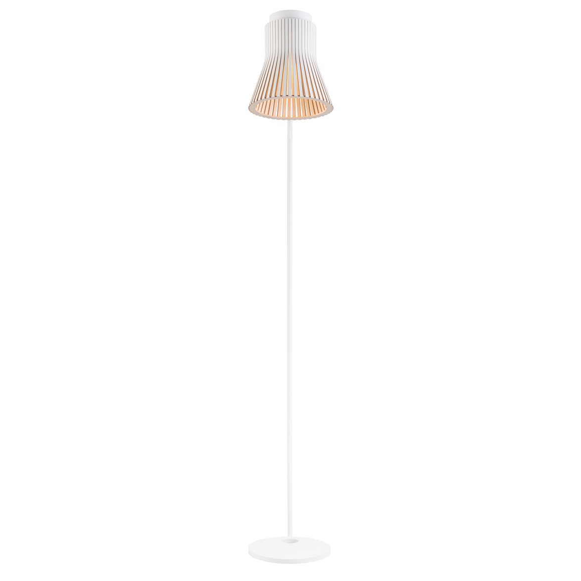 Petite golvlampa, vit 130cm