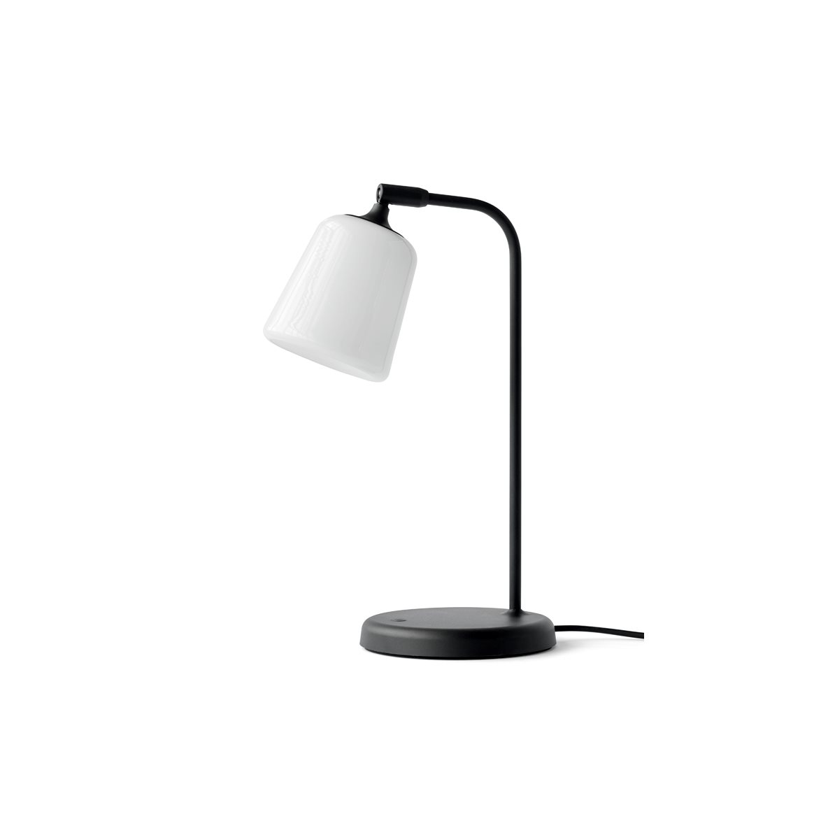 Material bordslampa, White Opal Glass