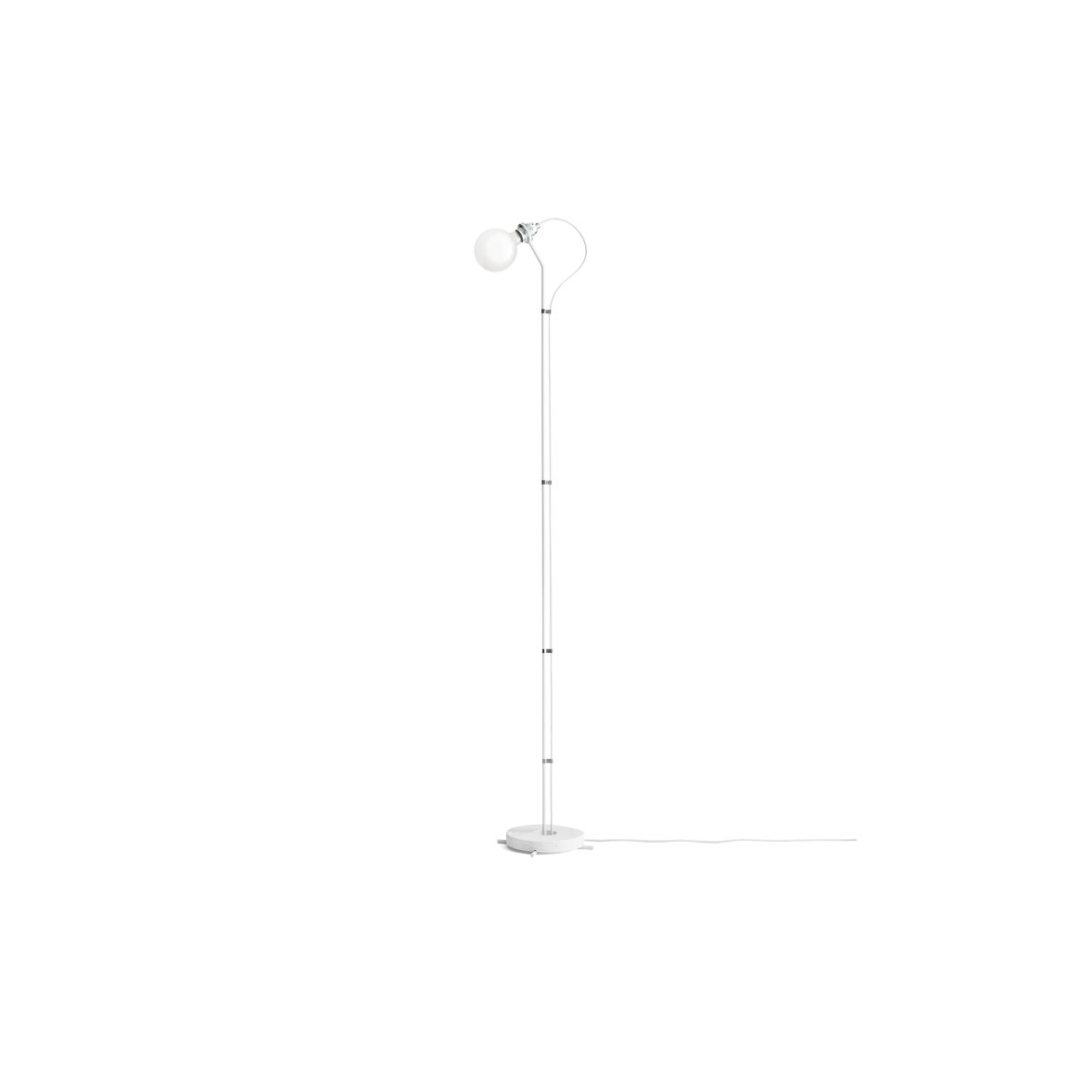 Five golvlampa, White