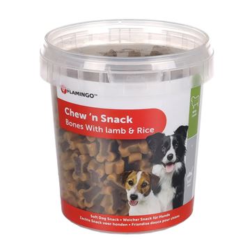 Flamingo Chew´N Snack lamm & risben 500g