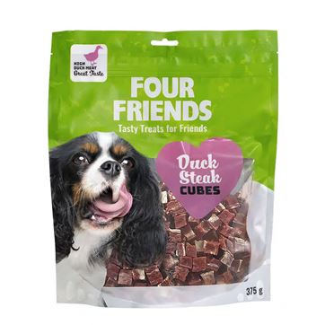 FourFriends Duck Steak Cubes 375g