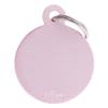 My Family ID-bricka Cirkel Stor Rosa