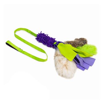 Zayma Bungee kanin/fårskinn, mopp & fleece långt handtag