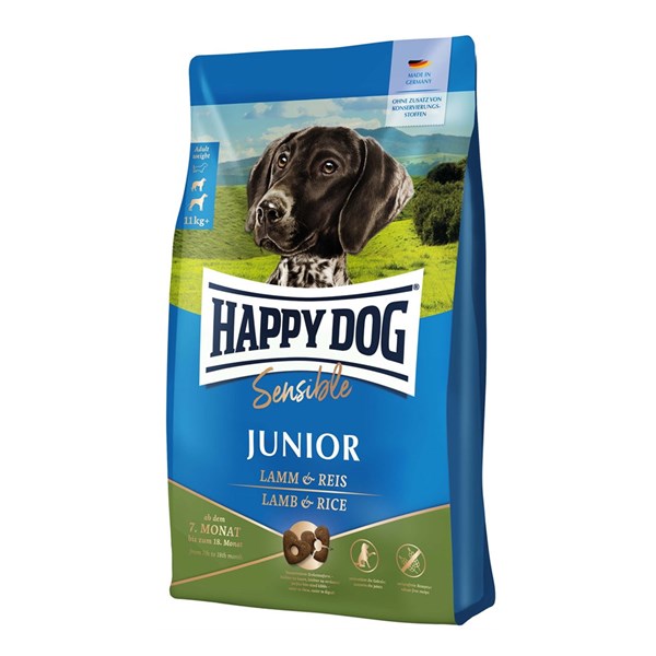 Happy Dog Junior lamm/ris  4kg
