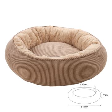 Flamingo Hundsäng Colette, beige 46cm