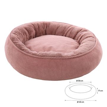 Flamingo Hundsäng Colette, antikrosa 46cm