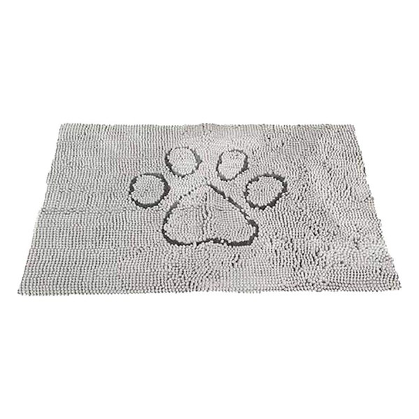 Dog Gone smart Dirty Dog matta silver grå 79x51cm