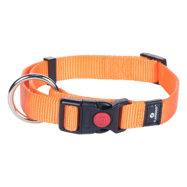 Flamingo Hundhalsband Ziggi orange M 40-55cm 20mm