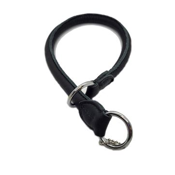 Ozami Hundhalsband helstryp svart läder 65cm