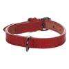 Flamingo Hundhalsband Denver läder röd S 29-35cm 15mm