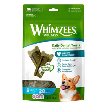 Whimzees Soft Value bags S, 28 st/420 g