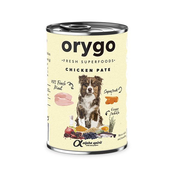 Orygo Paté Adult Chicken/Carrots 400g