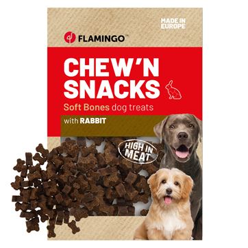 Flamingo Chew'n snack med med kaninsmak 150g