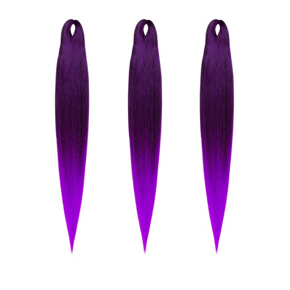 Cherish Pre-Stretched Ultra Braid #T1B/Purple
