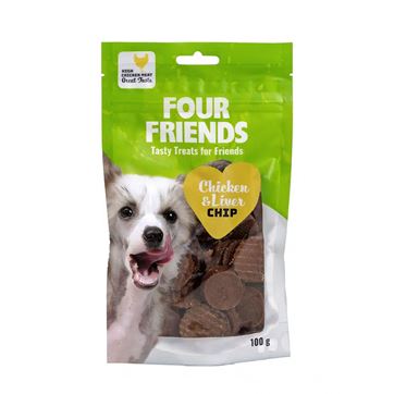 FourFriends Chicken & Liver Chip 100g