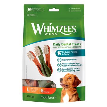 Whimzees Tandborste L 6 st