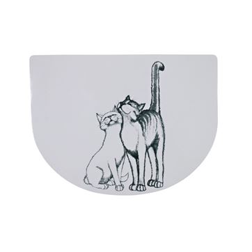 Trixie Matskålsunderlägg grå katter