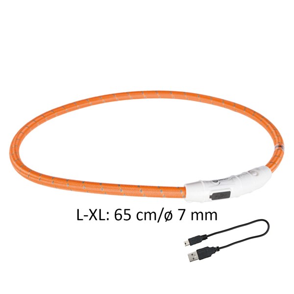 Trixie Blinkhalsband, L-XL orange