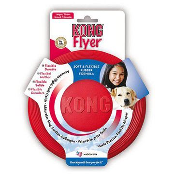 Kong frisbee röd L