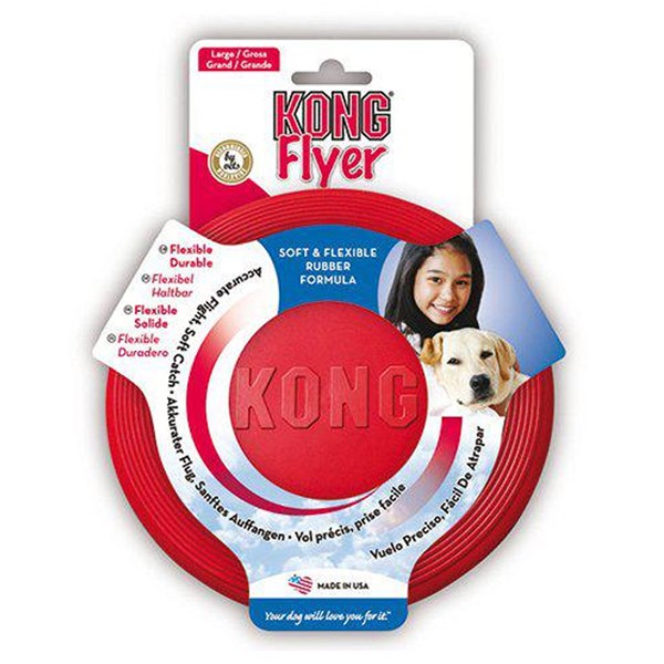 Kong frisbee röd L