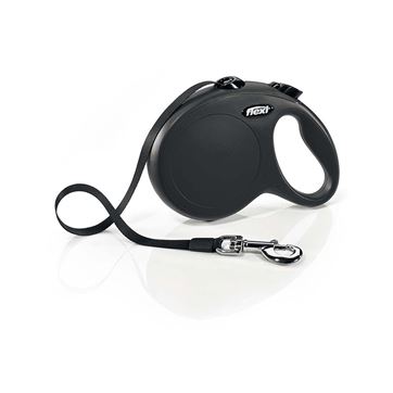 Flexi L 5m med band svart