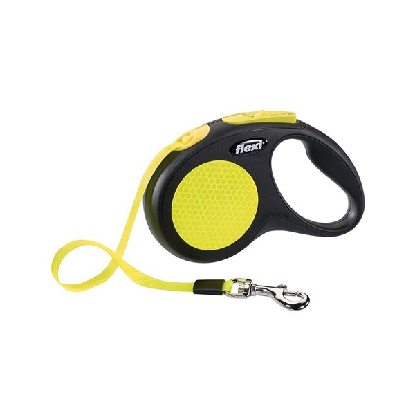 Flexi Neon gul S 5 m band