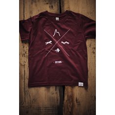 Kids T-shirt with Hipster Cross