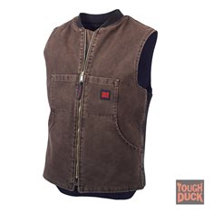 Washed Quilt Lined Vest