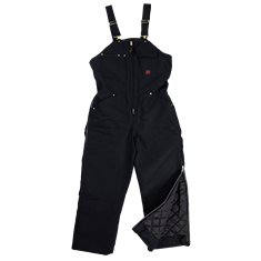 Black dlx insulated bib overall