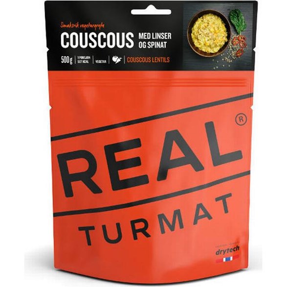 Couscous med linser och spenat