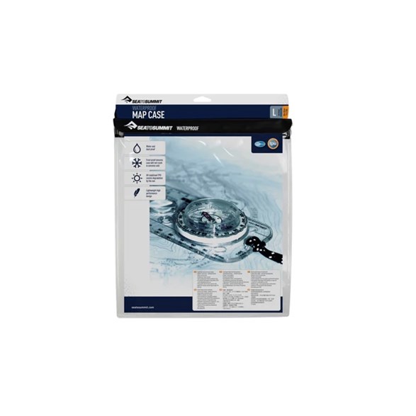 MAP CASE LARGE 28X33CM WATERPROOF CLEAR