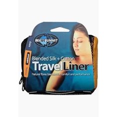 SLEEPLINER SILKCOTTON TRAVELLER PILLOW NAVY BLUE