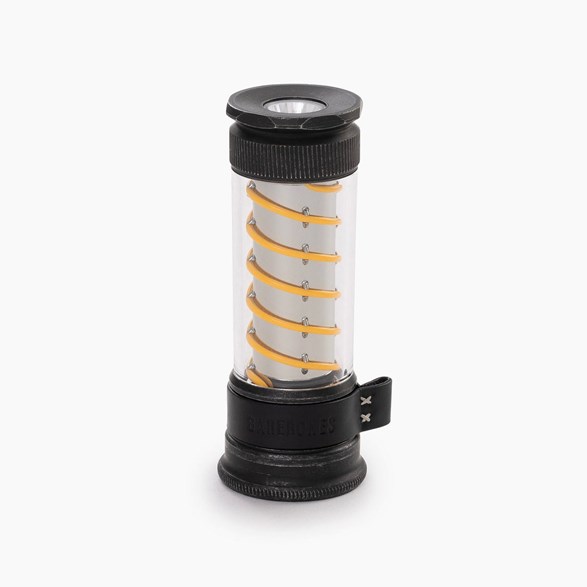 BAREBONES EDISON LIGHT STICK TUMBLED STEEL