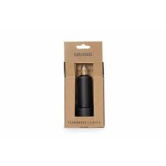 BAREBONES LED FLAMELESS CANDLE (RECHARGE.) BRONZE
