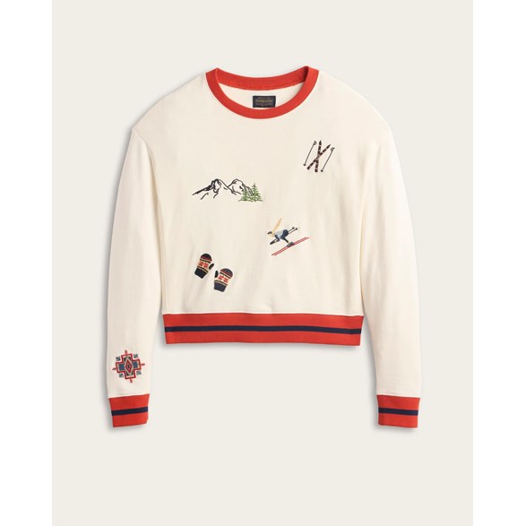 Graphic French Terry Pullover