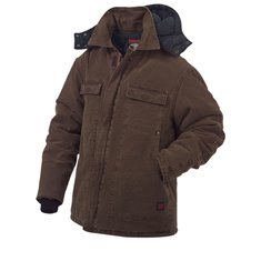 Washed polyfill parka