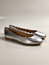 Marielle ballerina silver skinn