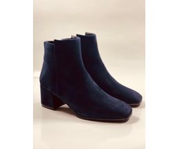 Clara boots blå mocka