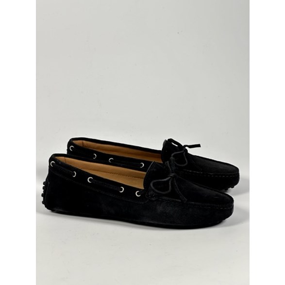 Sally car shoes svart mocka