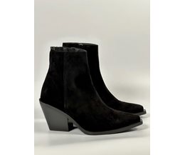 Elin boots svart mocka