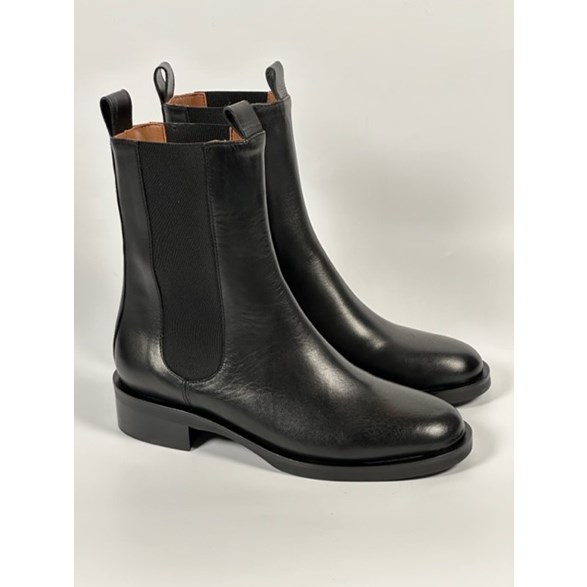 Bella boots svart skinn