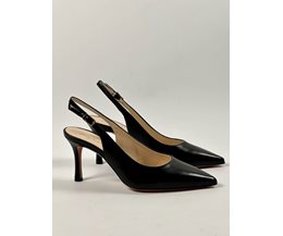 Isabel slingback pumps svart skinn