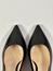 Isabel slingback pumps svart skinn